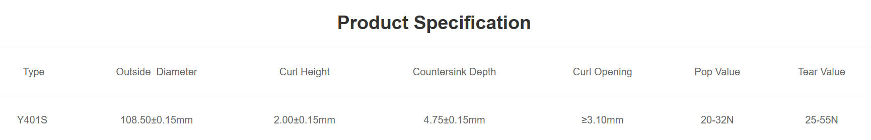 y307 s#pour aperture (etp 镀锡 tfs 镀铬) (复制)